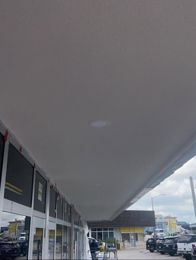 Celling structure stucco and painting-D