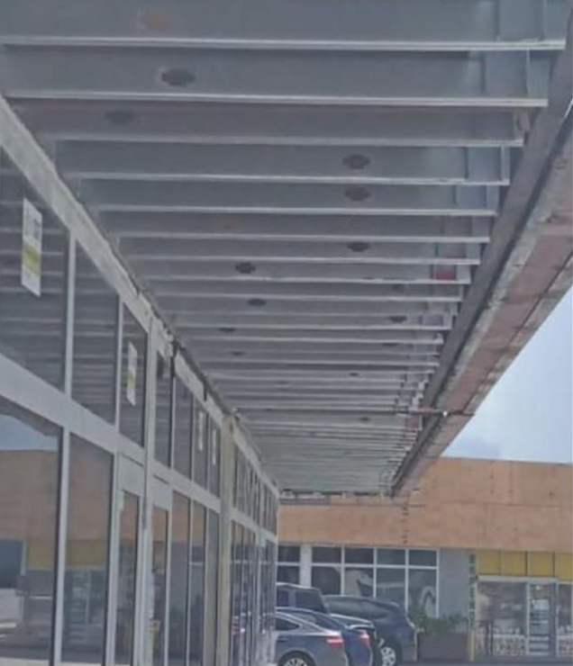 Celling structure stucco and painting